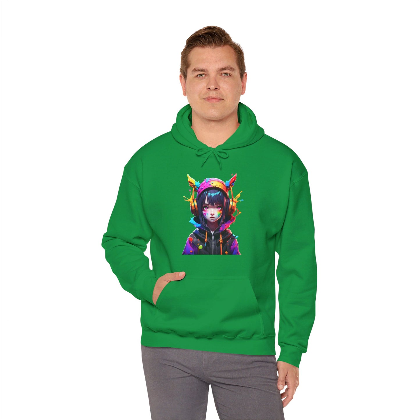 Unisex Colour Splash Hoodie