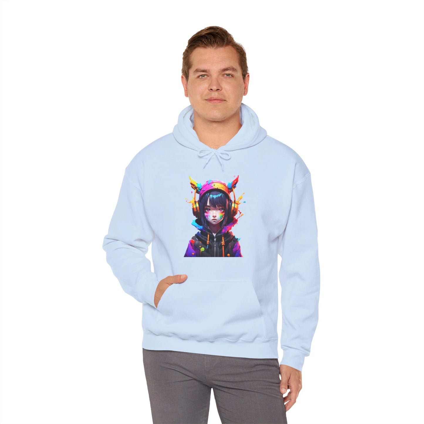 Unisex Colour Splash Hoodie