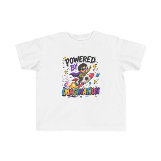 Powered by Imagination Toddler T-Shirt - Rocket Kid Graphic Tee