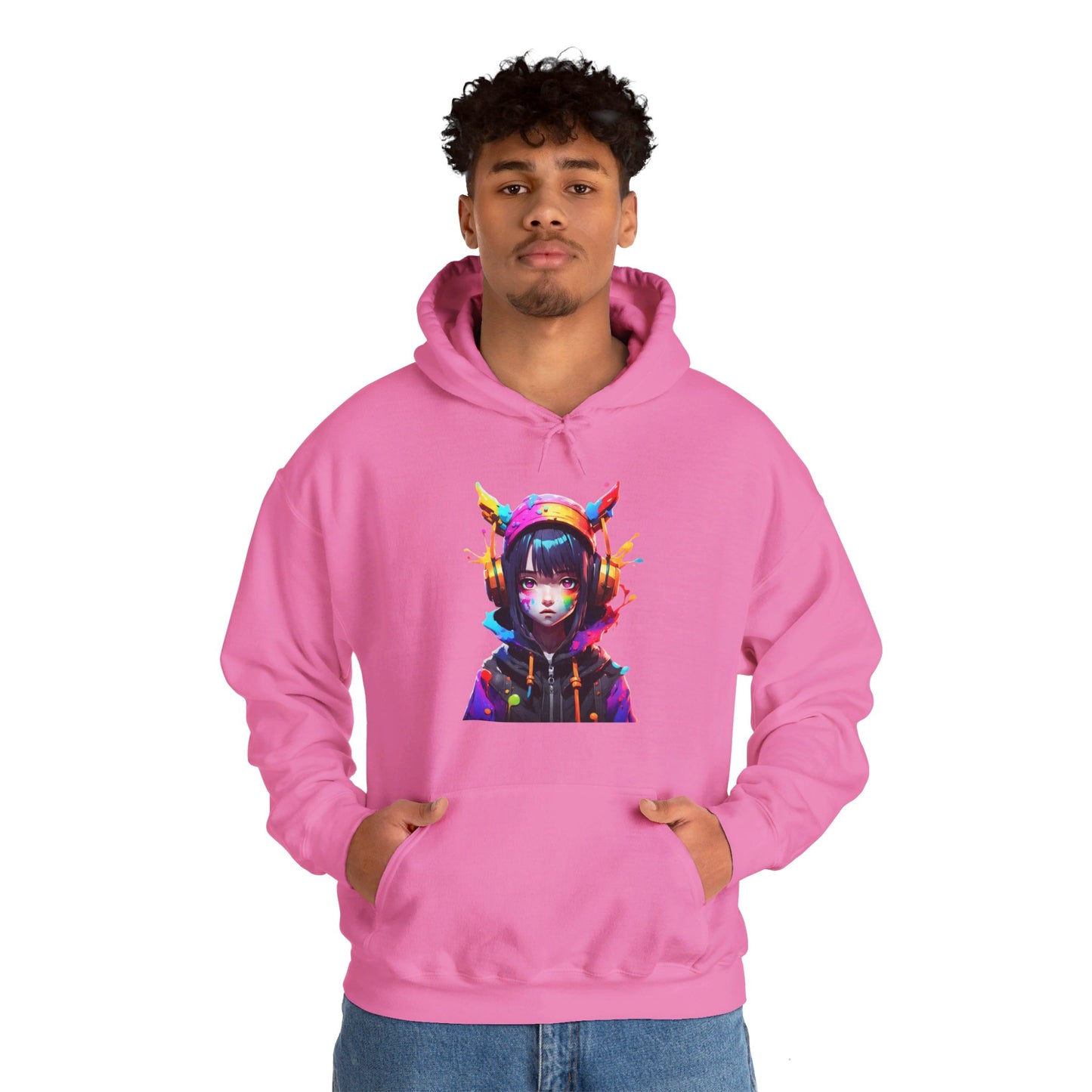 Unisex Colour Splash Hoodie