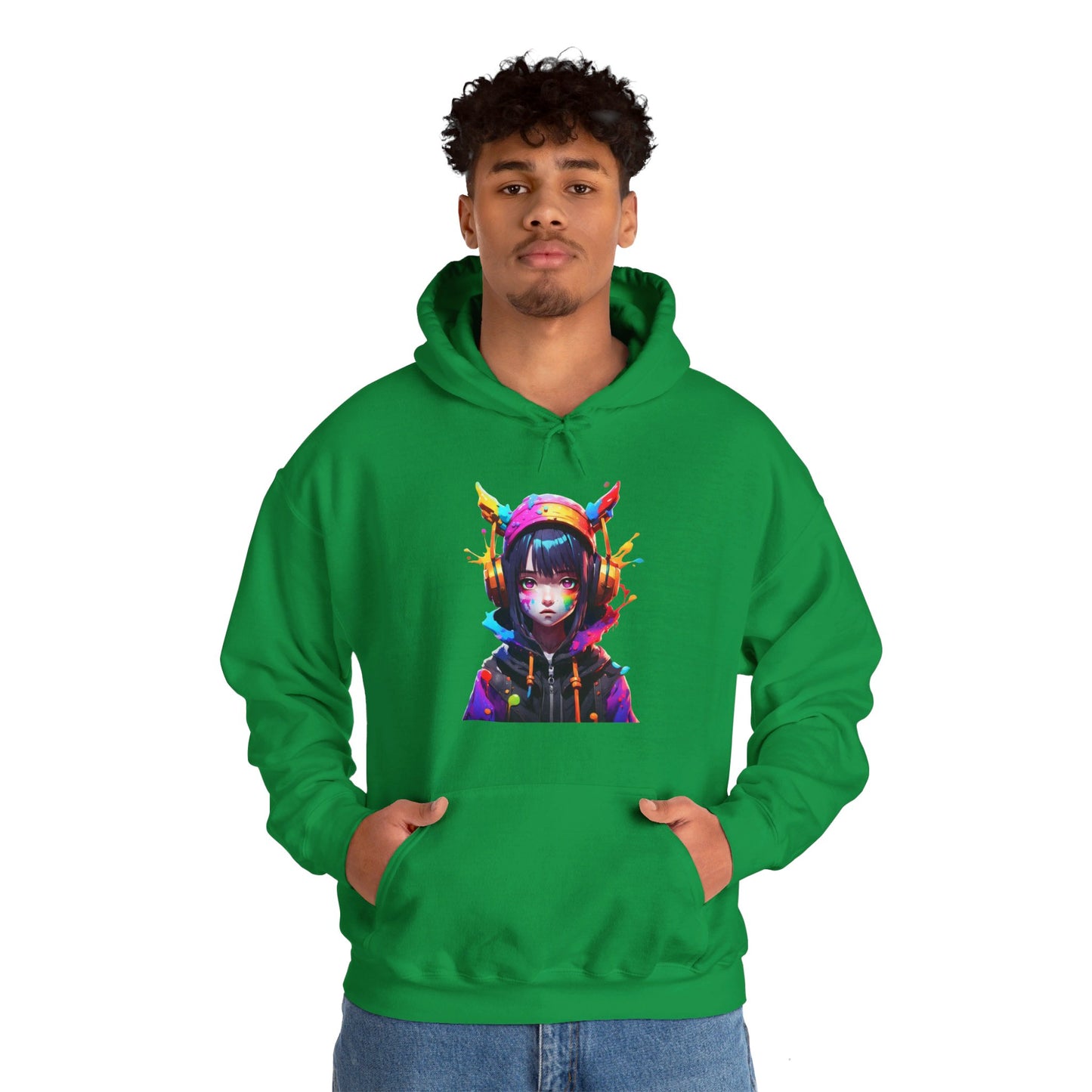 Unisex Colour Splash Hoodie