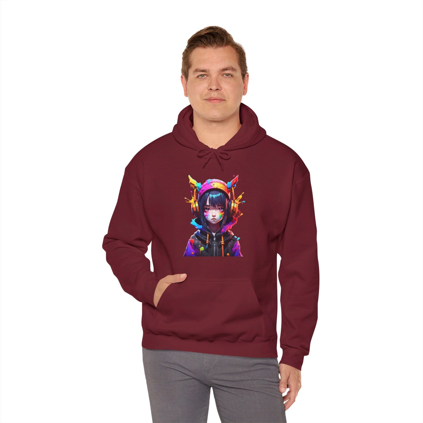 Unisex Colour Splash Hoodie