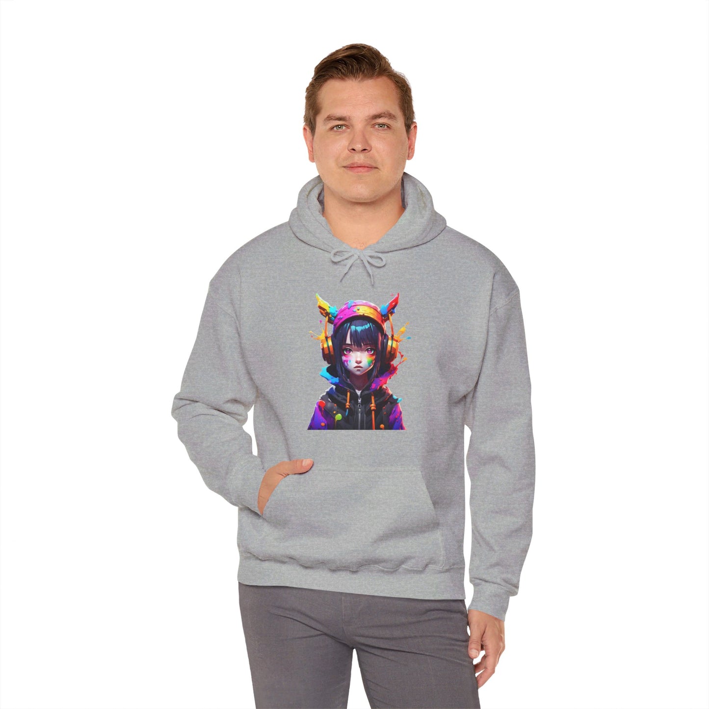 Unisex Colour Splash Hoodie