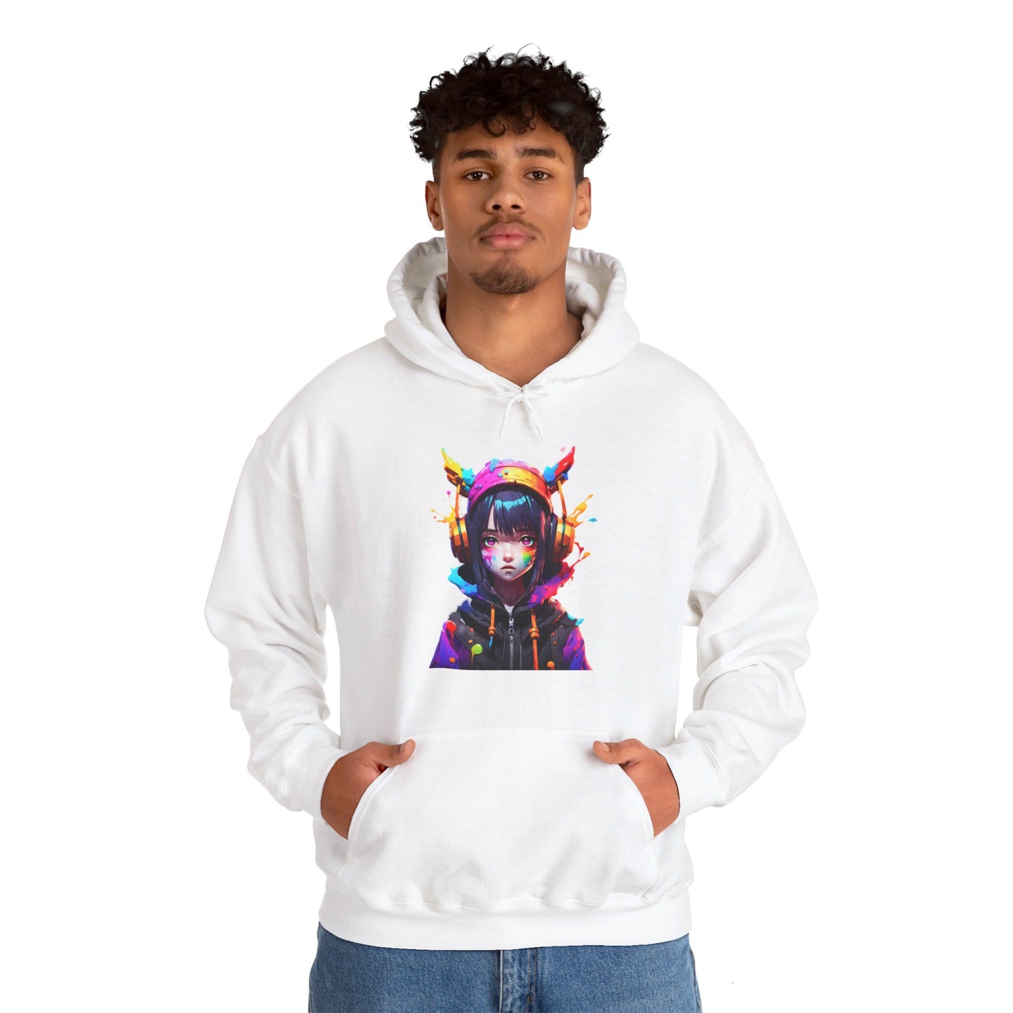 Unisex Colour Splash Hoodie
