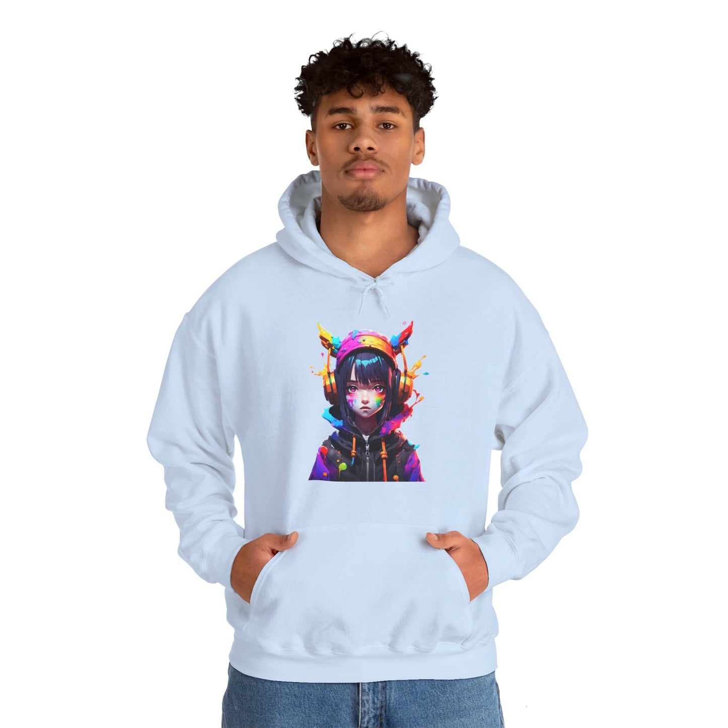Unisex Colour Splash Hoodie