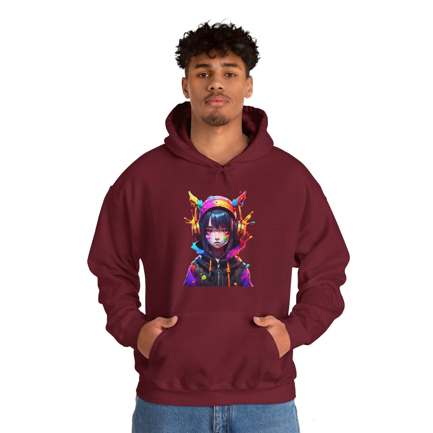 Unisex Colour Splash Hoodie