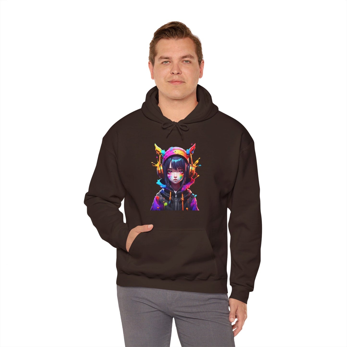 Unisex Colour Splash Hoodie