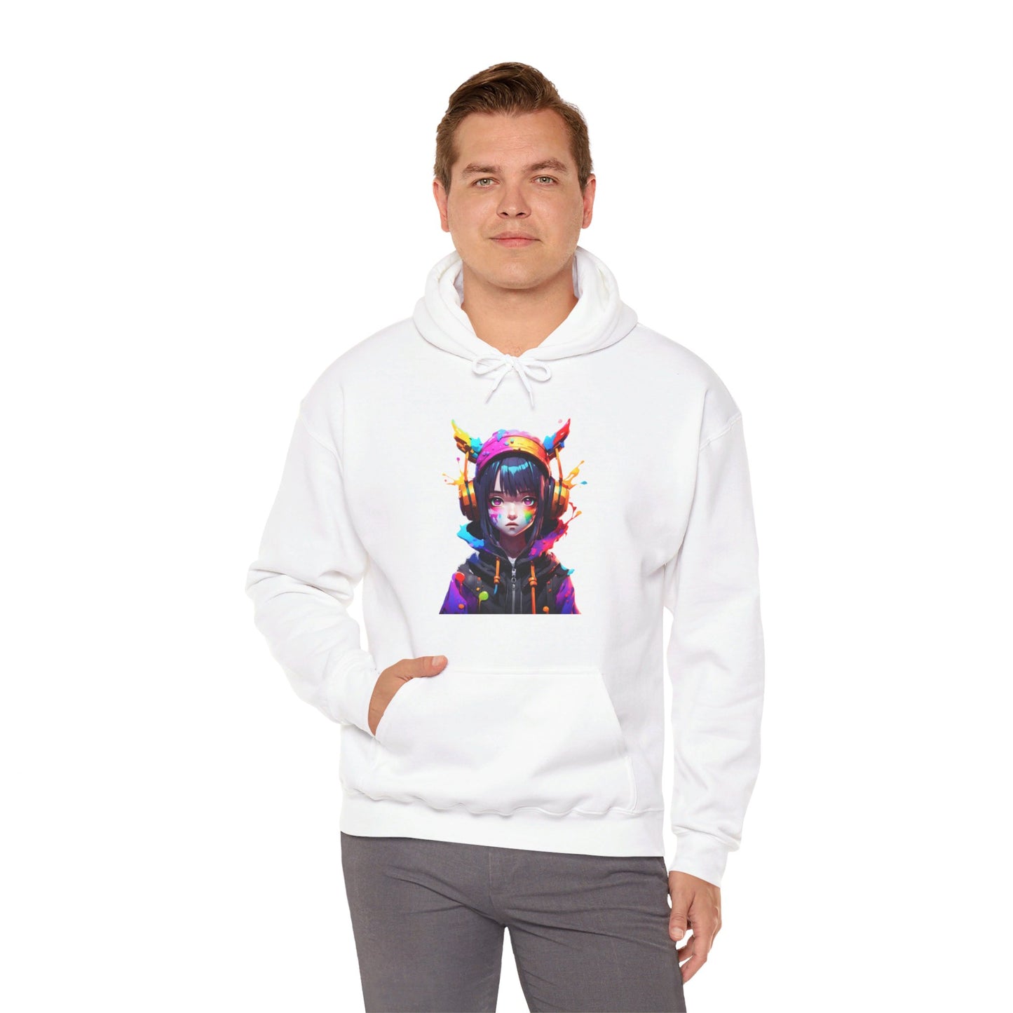 Unisex Colour Splash Hoodie