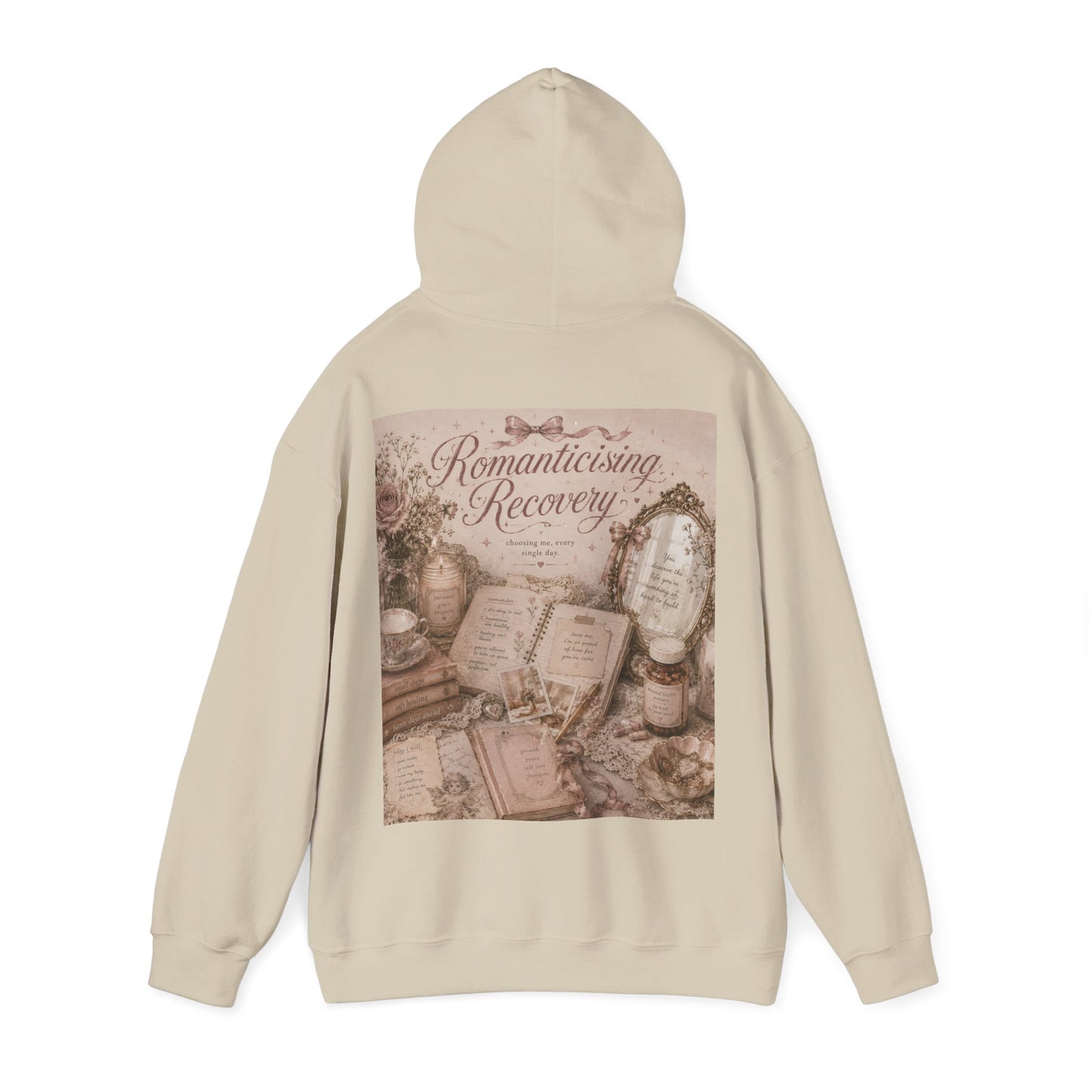 "Romanticizing Recovery" Hoodie - Mental Health Awareness
