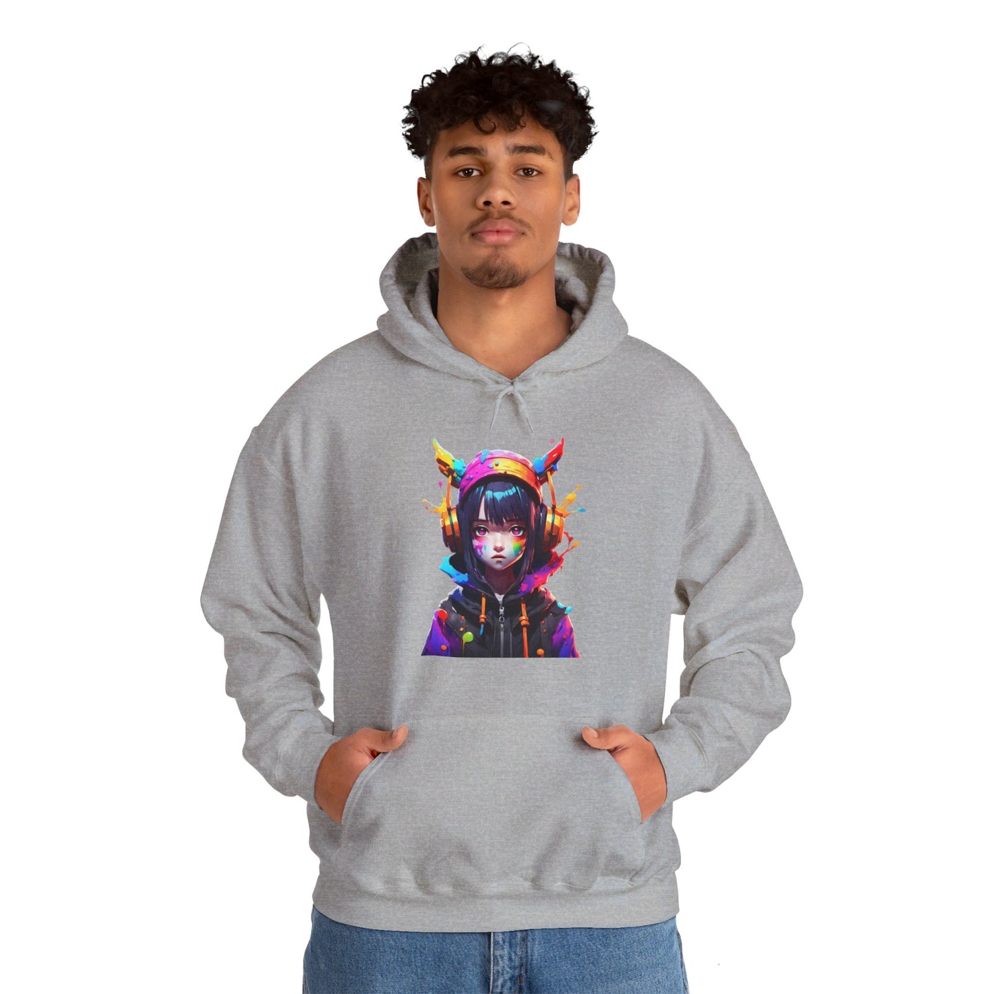 Unisex Colour Splash Hoodie