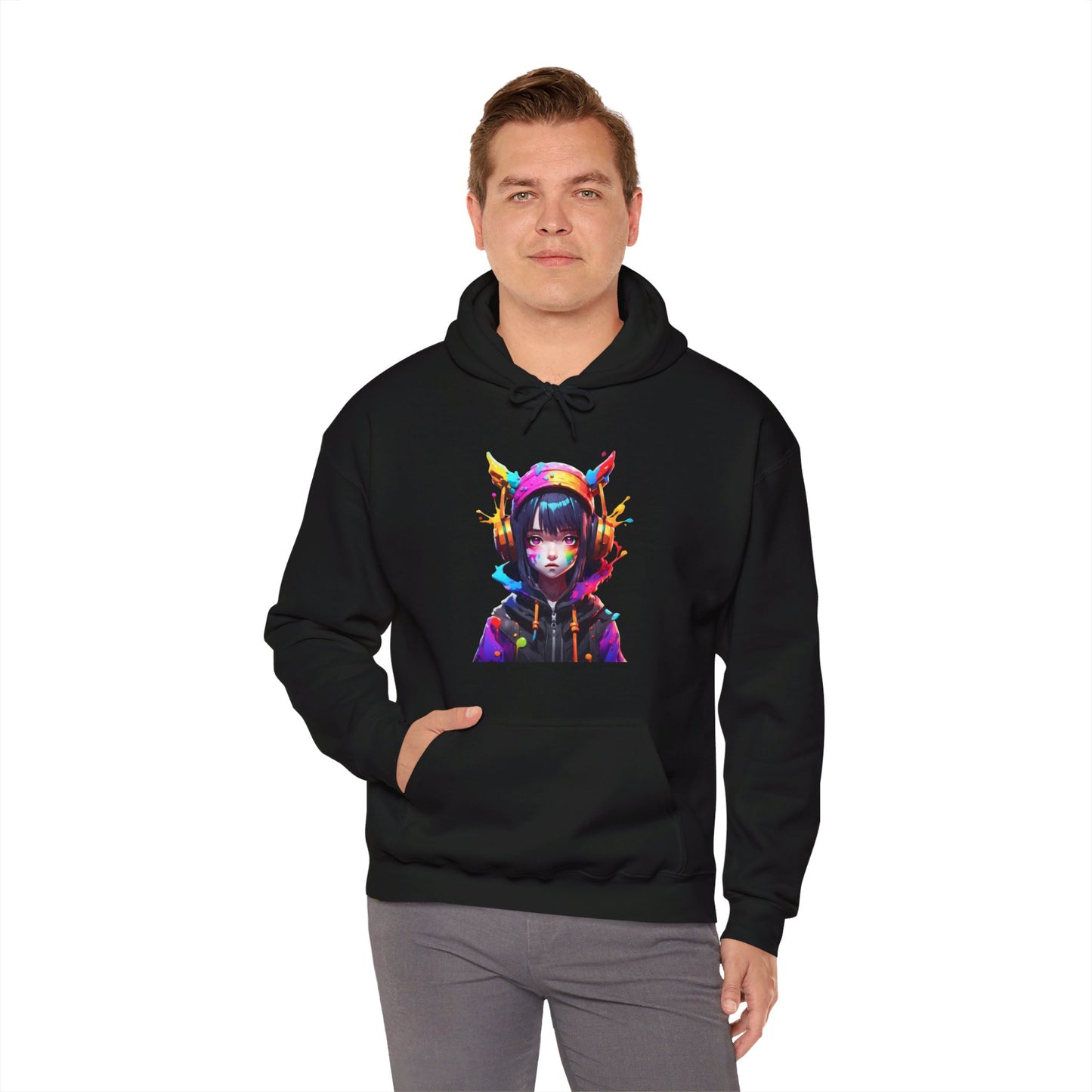 Unisex Colour Splash Hoodie