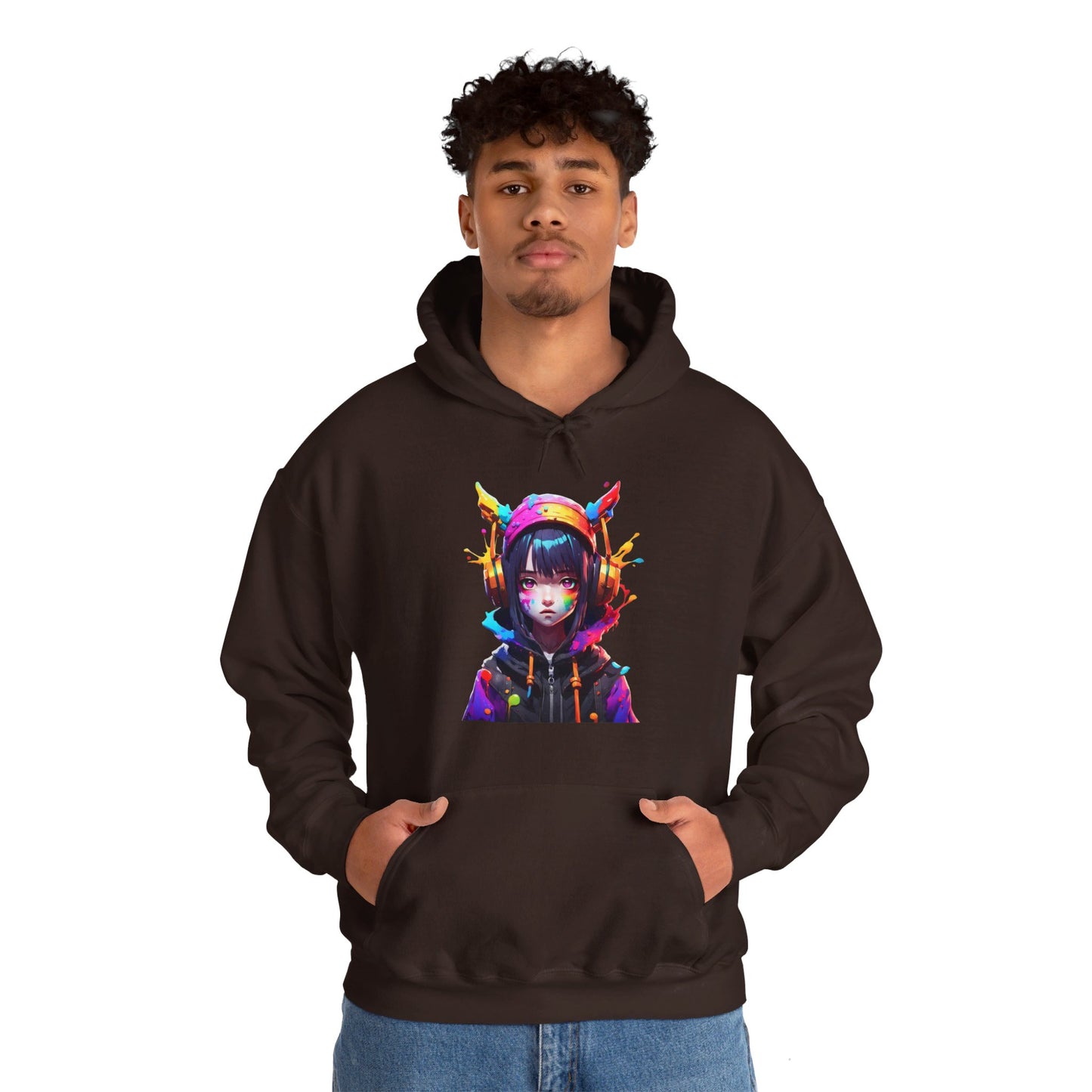 Unisex Colour Splash Hoodie