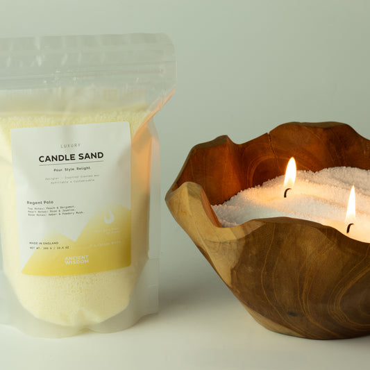 Fragranced Candle Sand - Dusty Rose - Maison de Roses - 300g