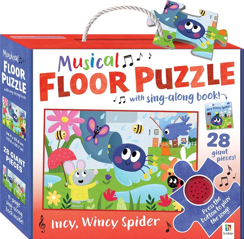 Musical Floor Puzzle - Incy Wincy Spider