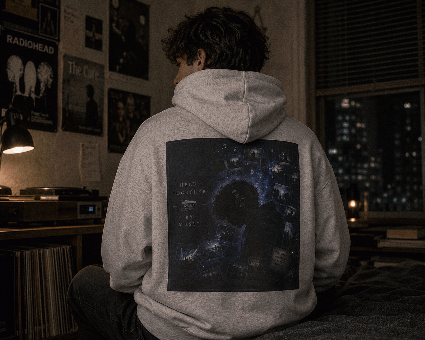 "Held Together by Music" Mental Wellness Hoodie