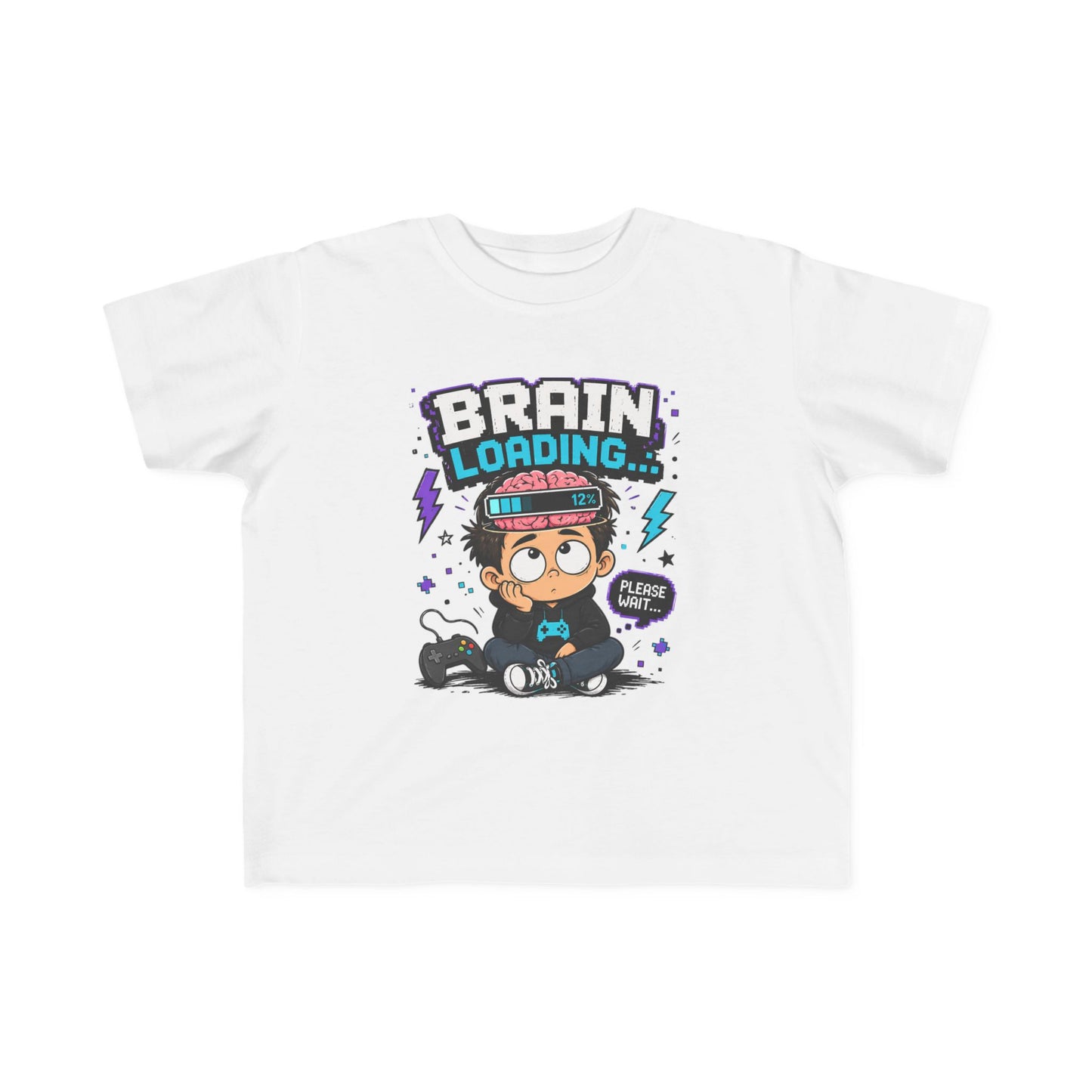 Toddler T-Shirt - "Brain Loading" Cute Tee