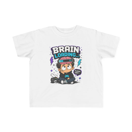 Toddler T-Shirt - "Brain Loading" Cute Tee