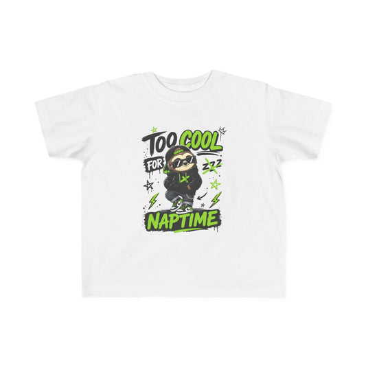 Toddler T‑Shirt - "Too Cool for Naptime" Graphic Tee