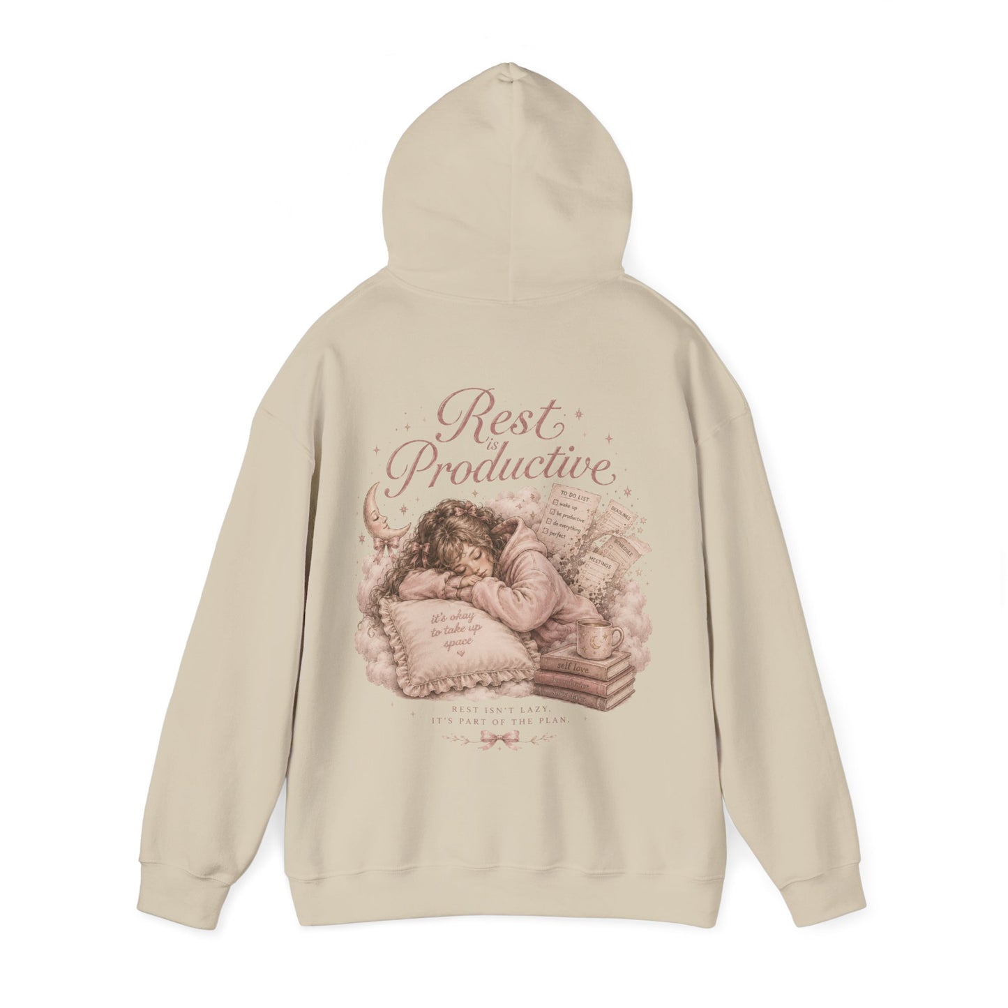 "Sleeping Is Productive" Hoodie - Mental Health Awareness