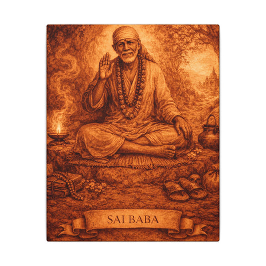 Sai Baba Wall Art Canvas