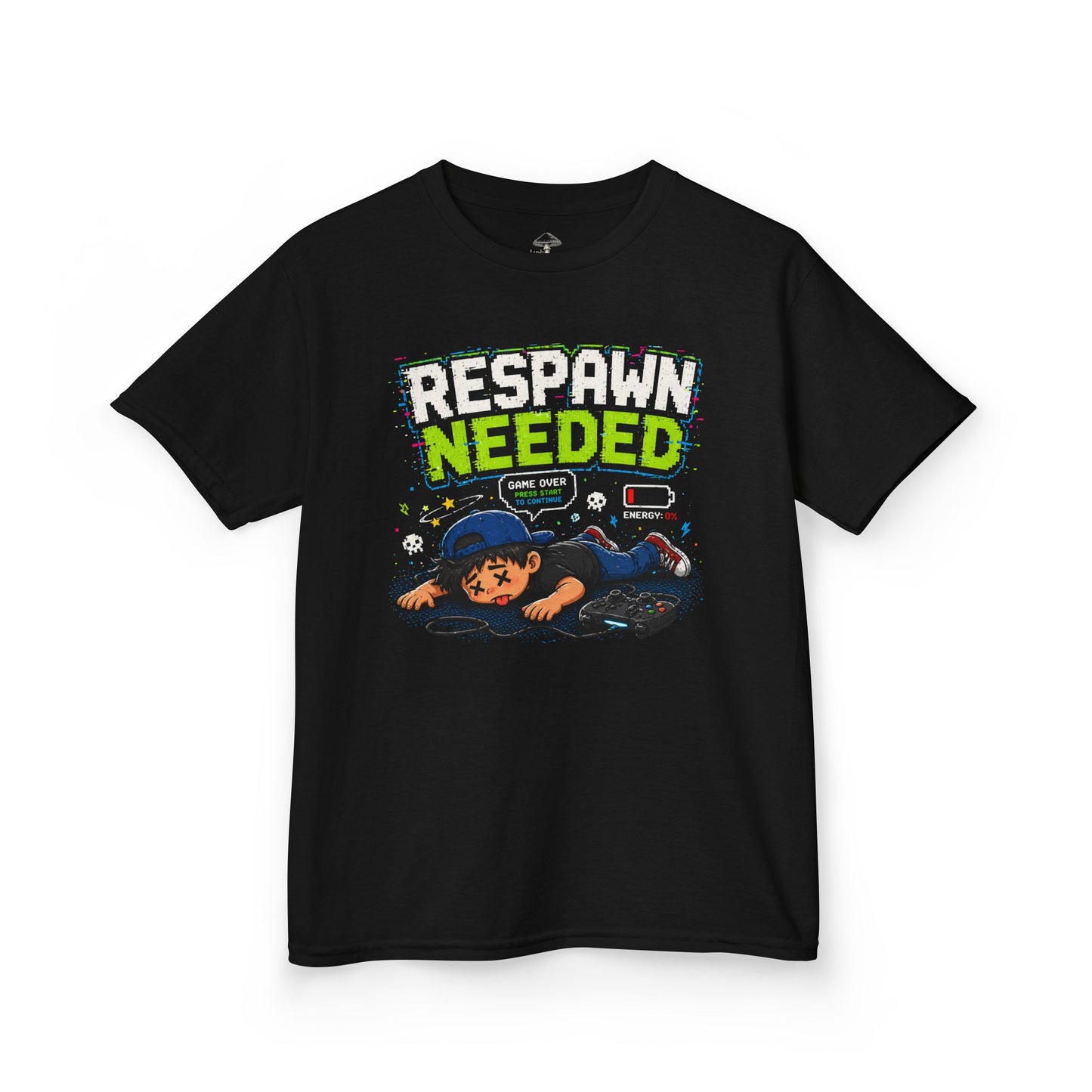 Kids 'Respawn Needed' Gaming T-Shirt