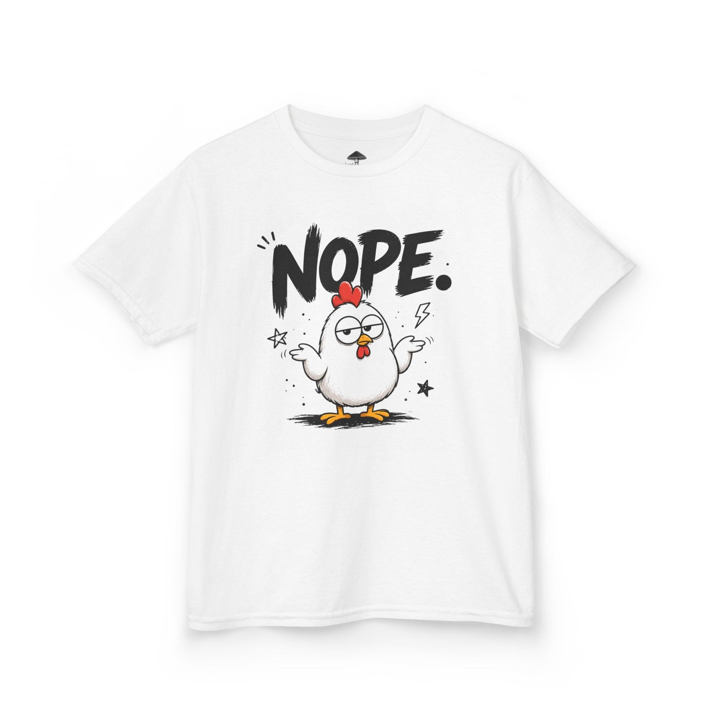Kids Tee - Cute Chicken 'NOPE.' Graphic Shirt