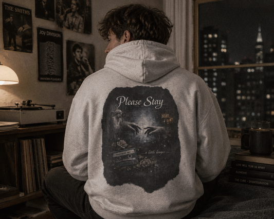 "Please Stay" - Men's Mental Health Hoodie